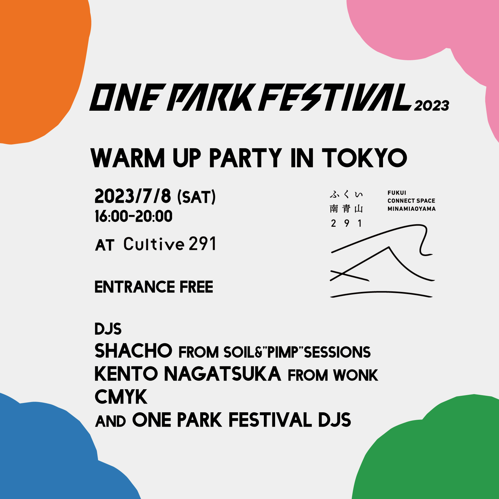 WARM UP PARTY in TOKYO ONE PARK FESTIVAL 2024